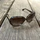 thumbnail image 1 of Miumiu sunglasses accessories 00s women's brown logo AC86S1 130 From Japan y3486, 1 of 6