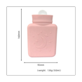 thumbnail image 2 of Bolsa de Silicona para Botella de Agua Caliente, Terapias de FríO y , Dolor, Manos Calientes, Suave, Material de Silicona Rosa, 2 of 5
