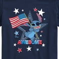 thumbnail image 3 of Lilo & Stitch - Awesome Stitch USA - Youth Boys Short Sleeve Graphic T-Shirt, 3 of 5