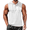 White, variant on COOFANDY Mens Sleeveless Cotton Hoodies Workout Muscle Cut Off Tank Top Gym Bodybuilding Shirts Boxing T Shirt