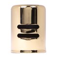 thumbnail image 2 of Westbrass 1-5/8" x 2-1/4" Solid Brass Air Gap Cap Kit, Non-Skirted, Polished Brass, 2 of 6