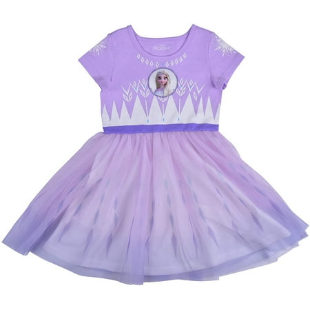 

Frozen Elsa Girls Single Short Sleeve Dress Toddler