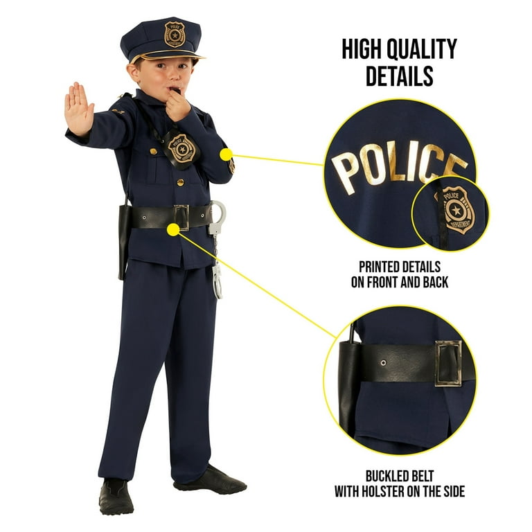 Boy's Policeman Costume - Police Officer Costume - BOY'S COSTUMES