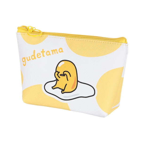 MINISO Sanrio Gudetama Cosmetic Bag Portable Makeup Pouch for