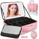 thumbnail image 1 of Bolsa de maquillaje Suupvaor de viaje grande con espejo LED de 15 pulgadas y 3 colores, 1 of 7