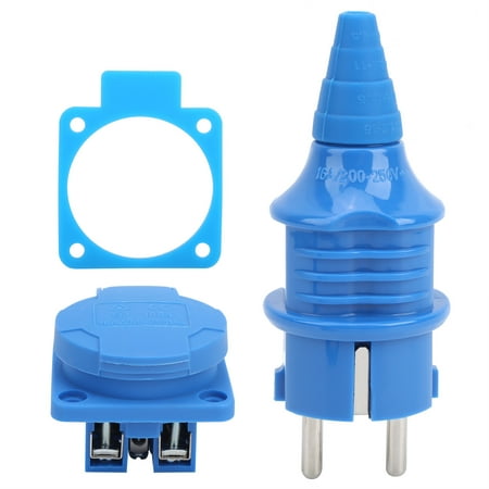 Industrial Power Socket, French Socket, 2 Holes Plug Socket Waterproof ...