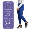 thumbnail image 7 of HeartSoul Break On Through Women's Scrubs Pant Low Rise Jogger HS030, 7 of 7