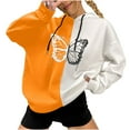 thumbnail image 2 of yoeyez Hoodies for Women Oversized Pullover Teen Girls Cute Funny Graphic Sweatshirts With Pocket Long Sleeve Casual Fall Hooded Tops, 2 of 6
