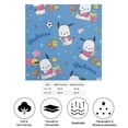 thumbnail image 2 of Pochacco Silk Satin Square Head Scarf - Square Head Scarves for Women Hair Kerchief Bandanas Sleeping Head Wraps, 2 of 8