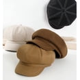 thumbnail image 6 of CoCopeaunt Women Newsboy Caps Trendy Casual Visor Beret Hat Retro Vintage Cabbie Hat for Ladies Girls, 6 of 6