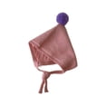 thumbnail image 3 of Gorro con orejeras para bebés, moderno, divertido y adorable, con cordones para niñas y niños. rosa, 3 of 9