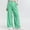 Mint Green, variant on Generic Womens Solid Color Hanging High Waist Wide Leg Versatile Casual Loose Pants