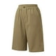 thumbnail image 5 of Pantalones cortos de pijama con botones y estampado a cuadros para mujer: ropa de dormir suave, cintura elástica, estampado bonito, 5 of 6