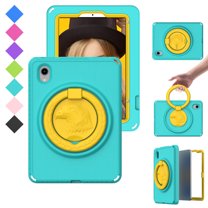 Dteck Kids Case for iPad Mini 7 (A17 Pro) 2024 /iPad Mini6 2021 8.3 Inch, Durable Protective Case with Screen Protector Rotating Stand & Handle Grip for iPad mini 7th/6th Gen 8.3",Mint