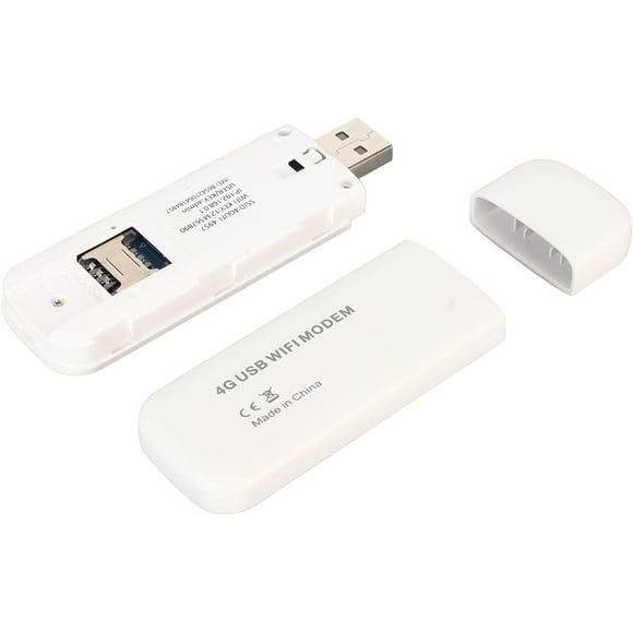 FYBTO 4G LTE USB WiFi Modem with SIM Card Slot, High Speed Portable Travel Hotspot Mini Router, Plug and Play, Multi User Sharing-0625