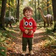 thumbnail image 3 of BOOMNY Kids Boys Hoodie Big-Mouthed Long Sleeve Hoodies for Child Fashion Fall Winter Hooded Sweatshirts with Pocket, 3 of 7