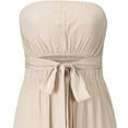 thumbnail image 3 of lionlar Romper Straight Trousers Off Shoulder Wide Leg for Summer Party Ladies S S, 3 of 4