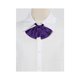 thumbnail image 5 of CORBATA PREHECHA PARA MUJERES INSPIRADA CHIC, CON NUDO AJUSTABLE, ACCESORIO DE CUELLO, PÚRPURA PROFUNDO, TALLA ÚNICA, 5 of 5