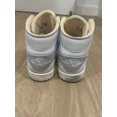thumbnail image 3 of N I-K-E A i r-Jor-dan 1 Mid White “Inside Out” Rare Colorway U12, 3 of 5