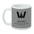 thumbnail image 3 of Justice League Movie Wayne Aerospace White Mug, 3 of 4