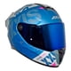 thumbnail image 4 of Casco para Motociclista Talla XL Cerrado Hawk Spiffy B7 Azul Matte Axxis azul, 4 of 4