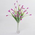 thumbnail image 5 of ZOELNIC 4 Bouquet Artificial Calla Lily Flower Wedding Table Plant Home Garden Decor , Rose Red, 5 of 8