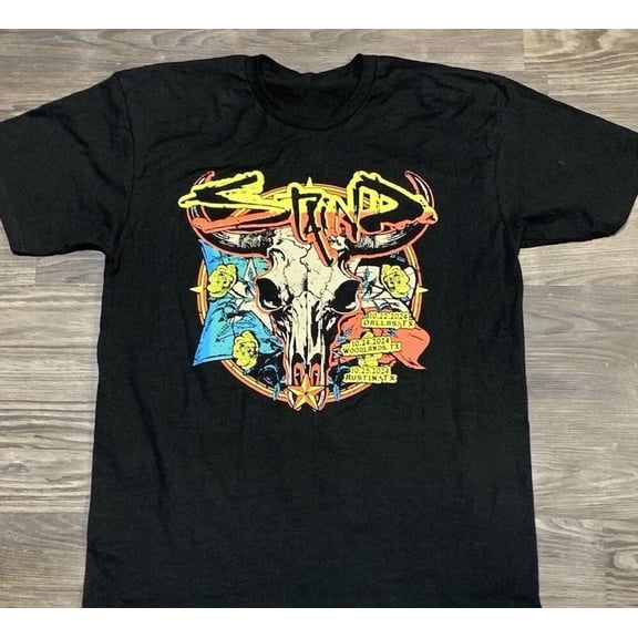 STAIND Band Tour Texas Concert Black Unisex T-Shirt