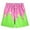 Hot Pink, variant on Casual Ice Pattern Baseball Shorts for Youth, Elastic Belt with Pockets, Cool Sprinkle Design, for Ages 6-14
