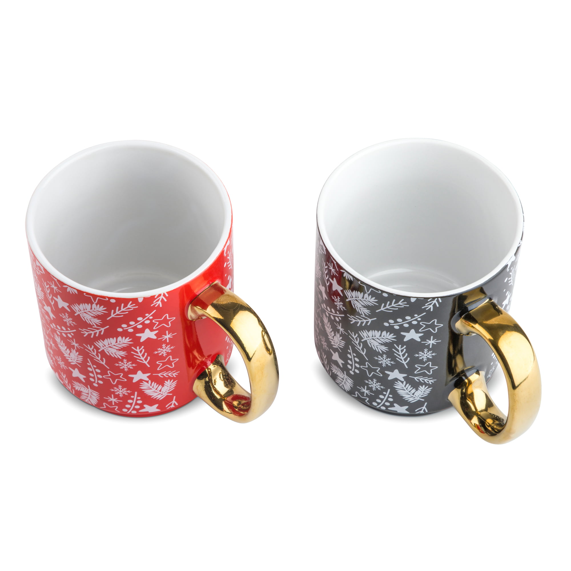 Set of 2 Christmas Mugs with Lids and Straws - 7617518 - TJC
