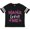 Football Black and White, variant on My Nana Loves Me Hearts in Pink Plaid Boys or Girls Toddler T-Shirt