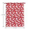 thumbnail image 5 of Christmas Bags Drawstring,Red Christmas Snowman Pattern Large Xmas Christmas Gift Bags,Reusable for Xmas and New Year Party Favors and Supplies,27.6" X 19.7", 5 of 5