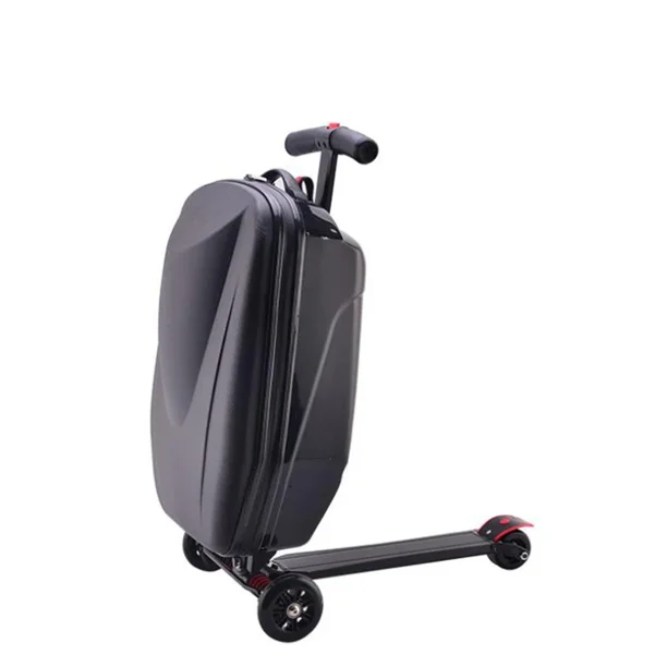 Maleta rodante para equipaje de patinete de 20 pulgadas con ruedas, bolsa con carrito de viaje, fácil de manobra y elegante