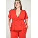 thumbnail image 4 of Conjunto sastre manga corta Roman Fashion /Tallas Extras, 2-4369 (Rojo) rojo 42, 4 of 5
