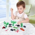 thumbnail image 3 of Juego de juguetes de modelo en miniatura de animales de simulación Colección decorativa para regalo infantil Aprendizaje preescolar Sunnimix Figuras de simulación, 3 of 7
