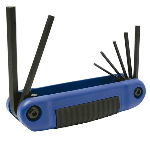 Juego de 7 Llaves Hexagonales Tipo Navaja 2-8 Mm Urrea 4977BM