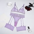 thumbnail image 2 of Bras for Women Womens Bra Women Perspective Underwear Bra Panties Skirt lingerie Roleplay Garter Belt Sets Sports Bras High Impact Sports Bra Strapless Bra Plus Size Lingerie, 2 of 7