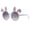 White, variant on Girls Boys Cartoon Sunglasses Fashion Rabbit Ears Children Sun Glasses Baby Goggles Outdoor UV400 Protection Travel Glasses.