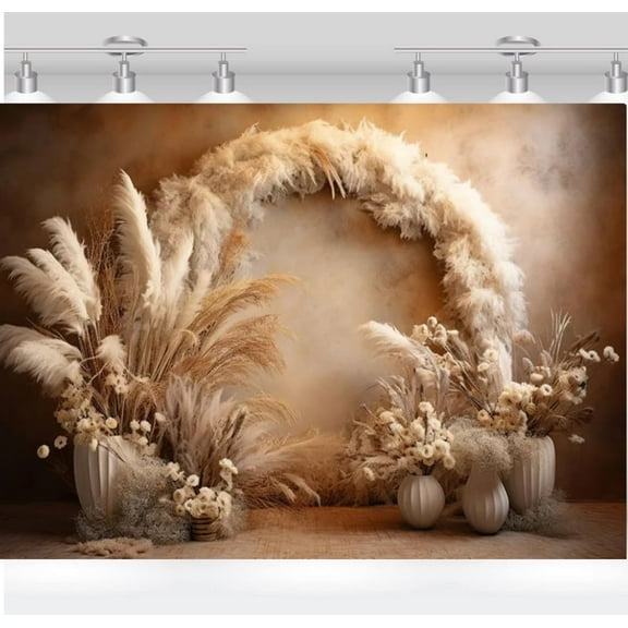 Boho Floral Beautiful Backdrop Kid Birthday Party Wedding Background Pregnant Portrait Decor Photo Banner Studio Photography