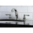 thumbnail image 3 of Kingston Brass KB986ALPN Victorian 2-Handle 8 in. Widespread Bathroom Faucet, Polished Nickel, 3 of 5