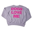 thumbnail image 2 of Wild Fox Ladies Lightweight Long Sleeve Crew Neck Graphic Pullover Sweatshirt (Orchid Petal, XXL), 2 of 3