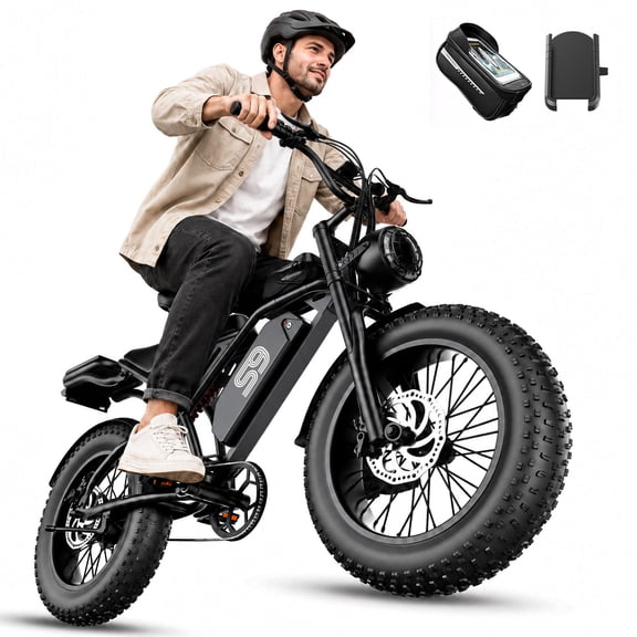 Electric Bike for Adult , 2200W 30MPH 100 Miles Electric Mountain Bike , 48V 20AH Removable Battery, 7 Speed Electric Motorcycle, 20" Fat Tire Off Road E bike,NFC Unlock, Snow/Beach/Mountain UL2849