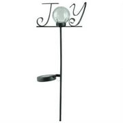 Moonrays 96897 Joy Solar Powered Outdoor Word Art Garden Accent Stake Light
