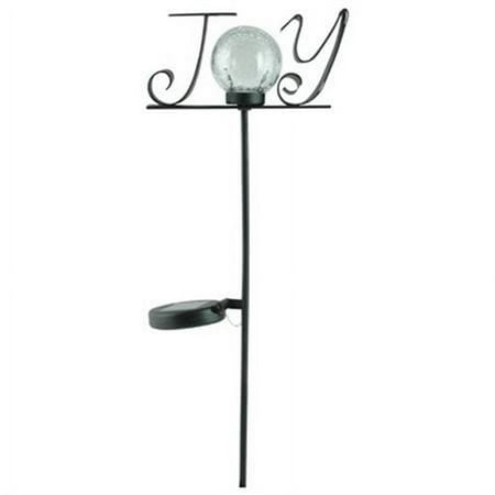 Moonrays 96897 Joy Solar Powered Outdoor Word Art Garden Accent Stake Light