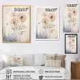 thumbnail image 4 of Designart "Winter'S Dandelion Charm IV" Dandelion Floater Framed Wall Art Prints, 4 of 5