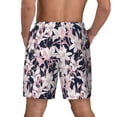 thumbnail image 4 of Goofa Lilies Flowers Printed Men's Swim Trunks Board Shorts Quick Dry Mens Swimming Trunks with Compression Liner,Breathable Fit Hawaii Beach Shorts-Large, 4 of 9