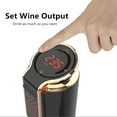 thumbnail image 2 of Waterproof Electric Wine Aerator Alcohol Output Setting Wine Decanter Dispenser Wine Stopper, 2 of 5
