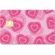 thumbnail image 1 of Pegatina para tarjeta de crédito con forma de corazón rosa, para tarjeta de débito, sin burbujas, delgada, pequeña, personalizada, para proteger tarjetas bancarias, a prueba de rayones, 7,3 x 5,4, 1 of 6