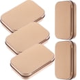 thumbnail image 3 of 5pcs Metal Hinged Tin Box Empty Small Hinged Tin Container Tinplate Box for Pills Cards Jewelries, 3 of 8