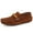 Brown, variant on Big Size Men's Casual Loafers Slip On Leather Shoes Comfortable Lightweight Driving Shoes Male Moccasins Classic Penny Loafer Flats Boat Shoes Outdoor Walking Shoes