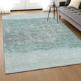thumbnail image 6 of Addison Rugs Mayfield Premium Machine Washable Transitional Stripes Teal Rectangle Rug, 10' x 14', 6 of 6